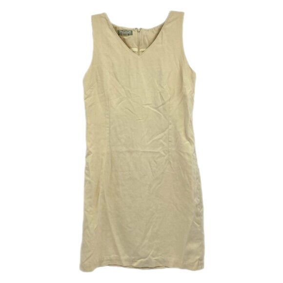 Tommy Bahama Yellow Silk Sleeveless Mini Dress | Size 10 - Picture 1 of 6